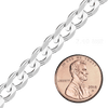 Bulk / Spooled Classic Curb Chain in Sterling Silver (1.00 mm - 11.00 mm)