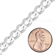 Load image into Gallery viewer, Bulk / Spooled Classic Curb Chain in Sterling Silver (0.90 mm - 10.30 mm)
