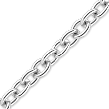 Load image into Gallery viewer, Bulk / Spooled Medium Round Cable Chain in 14K White Gold (1.05 mm - 3.25 mm)
