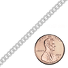 Bulk / Spooled Medium Round Curb Chain in Sterling Silver (1.20 mm - 6.40 mm)