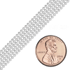 Bulk / Spooled Multi-Row Bead Chain in Sterling Silver (6.00 mm - 9.00 mm)