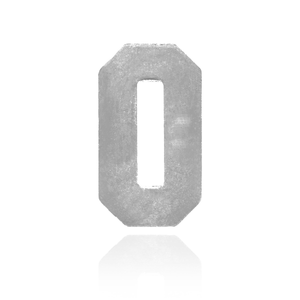 ITI NYC Number Pendants (9.5mm) (Semi-Polished)