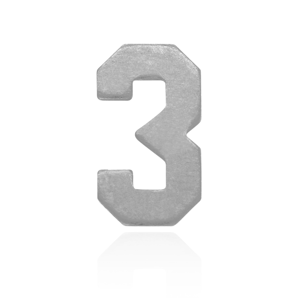 ITI NYC Number Pendants (9.5mm) (Semi-Polished)