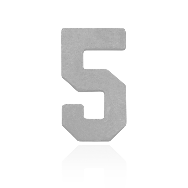 ITI NYC Number Pendants (9.5mm) (Semi-Polished)