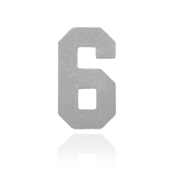 ITI NYC Number Pendants (9.5mm) (Semi-Polished)