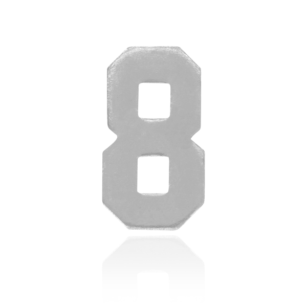 ITI NYC Number Pendants (9.5mm) (Semi-Polished)