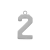Basic Number Pendants in 14K Gold (20 mm)