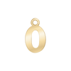 Classic Number Pendants in 14K Gold (12.5 mm)