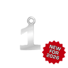 Classic Number Pendants in Sterling Silver (12.5 mm)