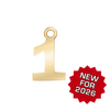 Classic Number Pendants in 14K Gold (12.5 mm)