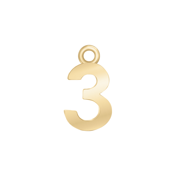 ITI NYC Classic Number Pendants (12.5 mm)