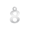 ITI NYC Classic Style Number Pendants (12.5mm) (100% Polished )