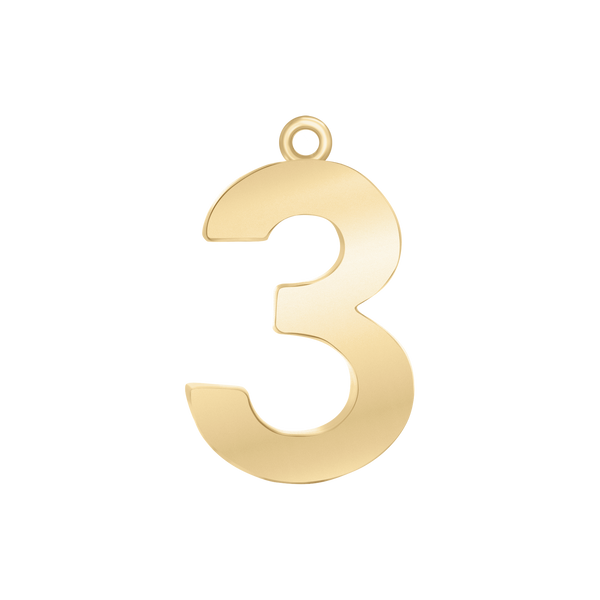 ITI NYC Classic Number Pendants (25 mm)