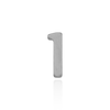 Basic Numbers in 14K Gold (4.7mm) (Semi-Polished)