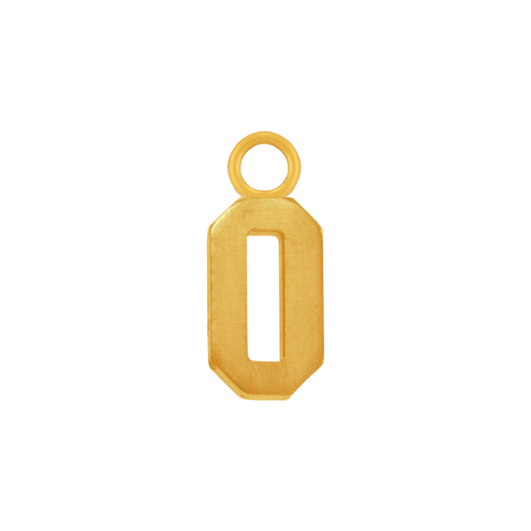 Basic Numbers with 1 Jump Ring in 14K Gold (5.3 mm)
