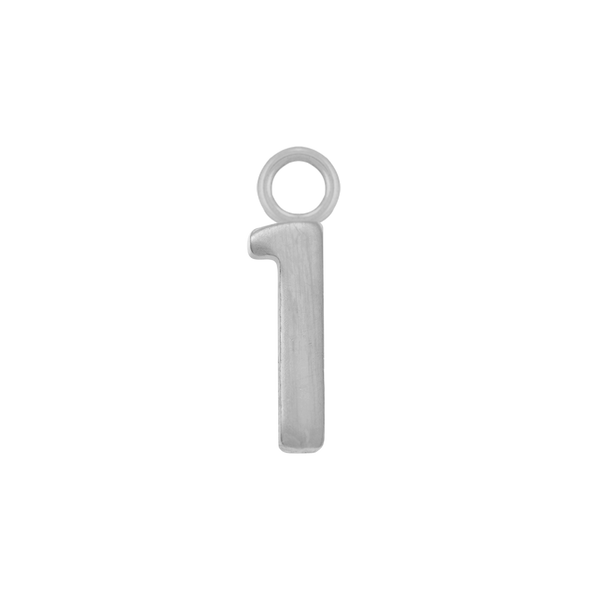 Basic Numbers with 1 Jump Ring in 14K Gold (5.3 mm)