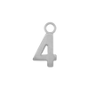 Basic Numbers with 1 Jump Ring in 14K Gold (5.3 mm)