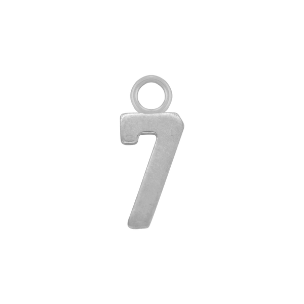 Basic Numbers with 1 Jump Ring in 14K Gold (5.3 mm)