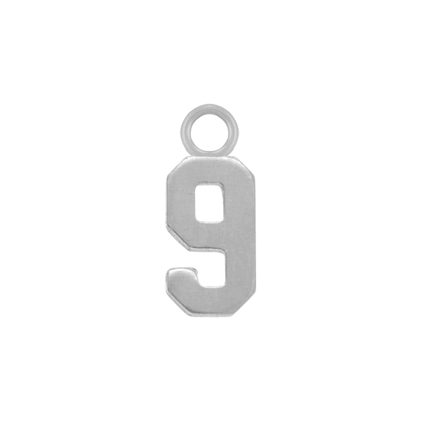 Basic Numbers with 1 Jump Ring in 14K Gold (5.3 mm)