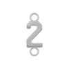 Basic Numbers with 2 Jump Rings in 14K Gold (5.3 mm)