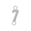Basic Numbers with 2 Jump Rings in 14K Gold (5.3 mm)