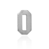 Basic Numbers in Sterling Silver (5.3mm) (Semi-Polished)