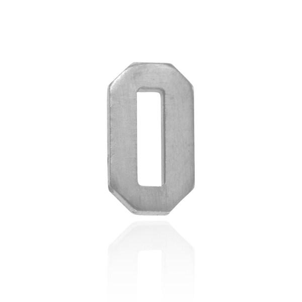 Basic Numbers in Sterling Silver (5.3mm) (Semi-Polished)