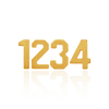 ITI NYC Basic Numbers (8mm) (Semi-Polished)