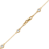 Finished Diamond by the Yard Cable Chain Necklace in 14K Yellow Gold with Natural Diamonds