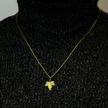 Load image into Gallery viewer, Maple Leaf Necklace in Sterling Silver (19 x 15 mm)
