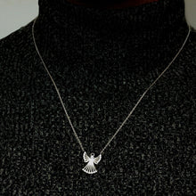 Load image into Gallery viewer, Angel Necklace in Sterling Silver (18 x 14 mm)
