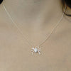 Spider Necklace in Sterling Silver (18 x 19 mm)