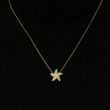 Load image into Gallery viewer, Starfish Necklace in Sterling Silver (15 x 15 mm)
