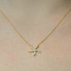 Starfish Necklace in Sterling Silver (17 x 17 mm)