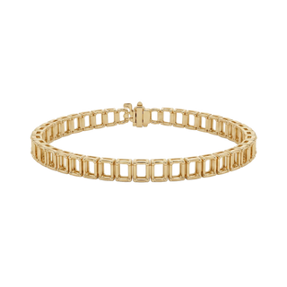 Emerald North-South 4 Prong Bracelet Mounting in 14K Gold