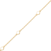 Bulk / Spooled Diamond by the Yard Cable Chain in 14K Yellow Gold (Diamond Bezel: Every 1.5")