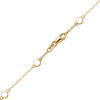 Finished Diamond by the Yard Cable Anklet in 14K Yellow Gold (No Stones)
