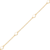 Bulk / Spooled Diamond by the Yard Cable Chain in 14K Yellow Gold (Diamond Bezel: Every 1.5")