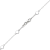 Bulk / Spooled Diamond by the Yard Cable Chain in 14K White Gold (Diamond Bezel: Every 1.5")