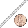 Bulk / Spooled Nonna Chain in Sterling Silver (2.30 mm - 6.30 mm)