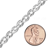 Bulk / Spooled Nonna Chain in Sterling Silver (2.30 mm - 6.30 mm)