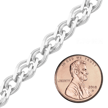 Load image into Gallery viewer, Bulk / Spooled Nonna Chain in Sterling Silver (2.30 mm - 7.70 mm)
