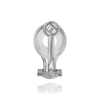 ITI NYC Earrings Clips with Dapped Backs and Cushion (14 x 10 mm)