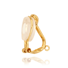 Load image into Gallery viewer, ITI NYC Earrings Clips with Dapped Backs and Cushion (14 x 10 mm)
