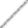 Bulk / Spooled Oval Byzantine Handmade Chain in Sterling Silver (4.00 mm - 6.60 mm)