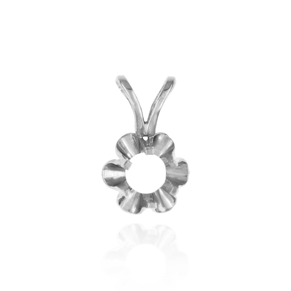 ITI NYC Round Six Prong Buttercup Pendants in 14K Gold (1.75 mm - 6.50 mm)