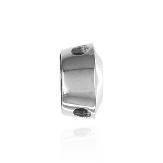 ITI NYC Round Bezel Doughnut Sliders in Sterling Silver (2.50 mm - 8.00 mm)