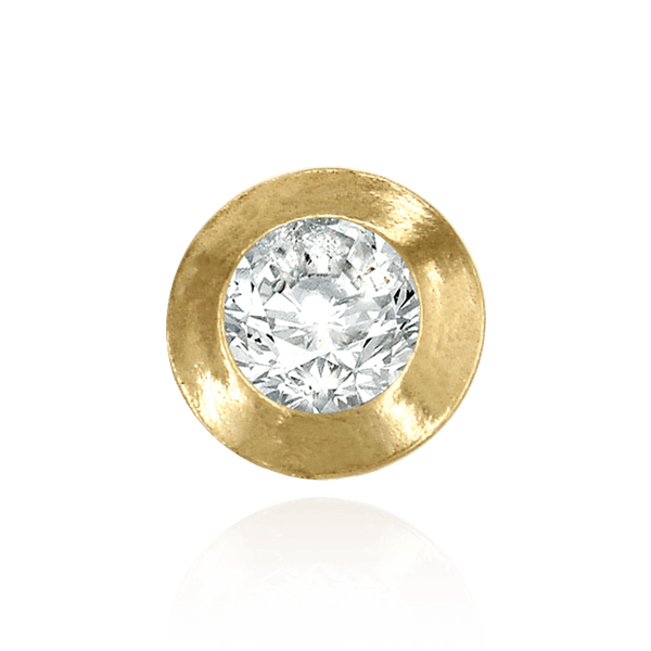 ITI NYC Round Bezel Doughnut Sliders in 14K Gold (2.50 mm - 8.00 mm)