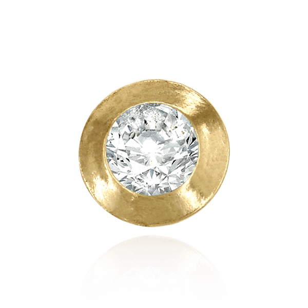 ITI NYC Round Bezel Doughnut Sliders in 14K Gold (2.50 mm - 8.00 mm)