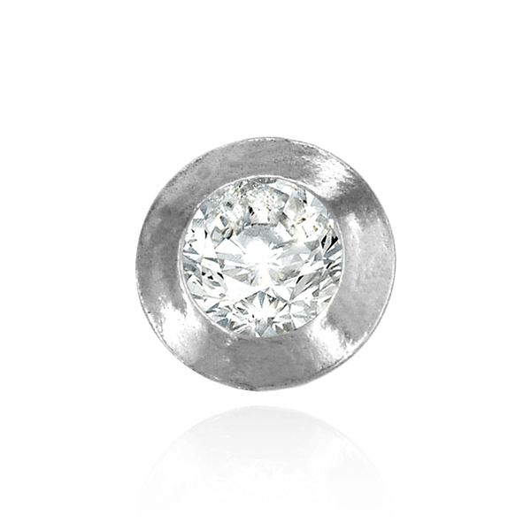 ITI NYC Round Bezel Doughnut Sliders in Sterling Silver (2.50 mm - 8.00 mm)